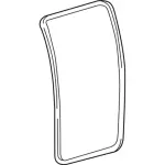 YC3Z7825324AA - Body: Weatherstrip for Ford: Excursion Image