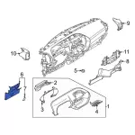 LJ6Z7804459AA - Body: Center Cover for Ford: Bronco Sport, Escape Image