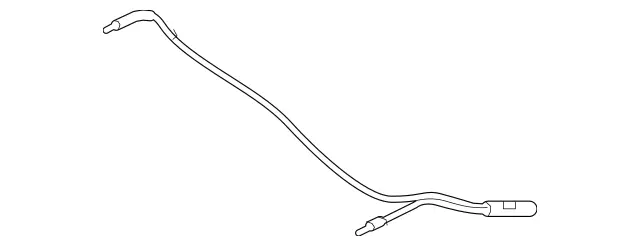 212880055965 - Attachment Parts: Hood Release Cable for Mercedes-Benz: CLS550, CLS63 AMG, CLS63 AMG S, E250, E350, E400, E550, E63 AMG, E63 AMG S Image image