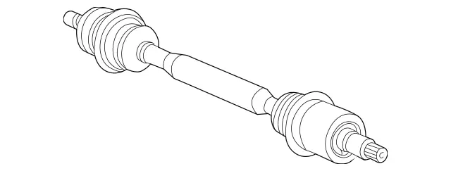 163330050164 - Front Drive Axle: Axle Assembly for Mercedes-Benz Image