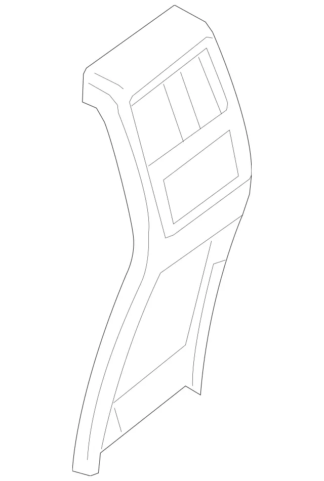 1666803907 - Trim: Cover for Mercedes-Benz: GL350, GL450, GL550, GL63 AMG, GLE300d, GLE350, GLE400, GLE43 AMG, GLE450 AMG, GLE550e, GLE63 AMG, GLE63 AMG S, GLS350d, GLS450, GLS550, GLS63 AMG, ML250, ML350, ML400, ML550, ML63 AMG Image image