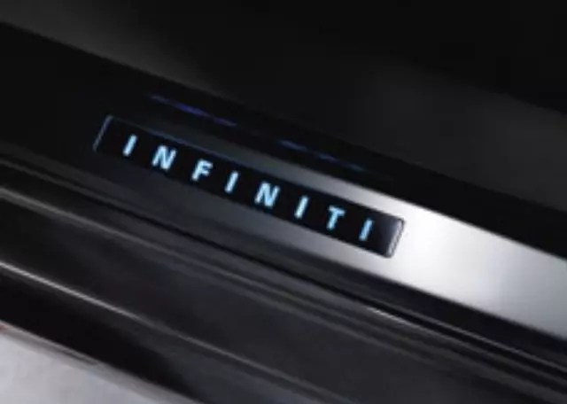 G6950JL100 - Interior: Stainless Steel Illuminated Kick Plates for Infiniti Image