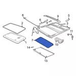7L1Z7852124AC - Body: Retainer for Ford: Expedition | Lincoln: Navigator Image
