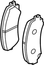 D10606HH0C - : Disc Brake Pad Set for Infiniti Image