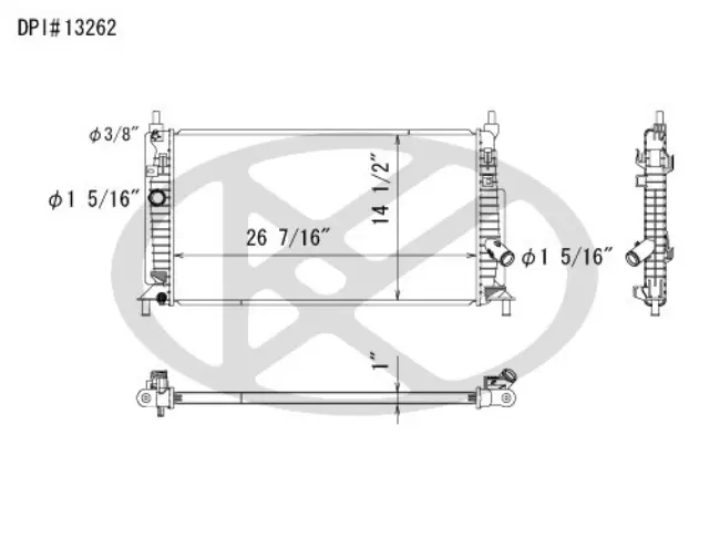 A13262 - : Koyorad Radiator for Koyo Image
