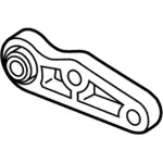 HP5Z6E042A - Engine: Bracket for Ford Image