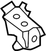 7511664J00 - : Front Bracket for INFINITI: G20 Image