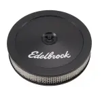 1203 - : Pro-Flo Black 10" Round Air Cleaner with 2" Paper Element for Edelbrock Image