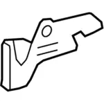 4L3Z1860693AA - Body: Seat Support for Ford: F-150 | Lincoln: Mark LT Image