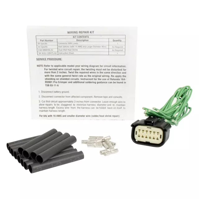 AU2Z14S411AMB - : Wire Assembly for Ford Image