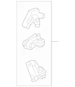 1718200614 - Electrical System: Holder for Mercedes-Benz: SLK280, SLK300 Image