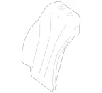 2229106633 - Driver Seat: Padding, Frt. Seat Backr for Mercedes-Benz Image