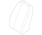 90791053019K45 - : Seat Back Cover for Mercedes-Benz Image