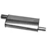 18124 - : SoundFX Universal Universal Exhaust Muffler 2.5" Inlet (ID) 2.25" Outlet (OD) for Walker Exhaust Image