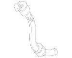 2054900820 - Exhaust System: Exhaust Gas Line for Mercedes-Benz: C63 AMG, C63 AMG S Image