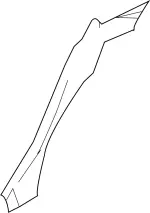 76917AL500 - Body: Lower Quarter Trim for Infiniti Image