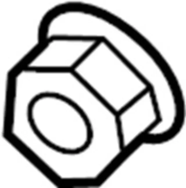 545881CA0A - Suspension: Radius Rod Nut for INFINITI: M35h, Q50, Q60, Q70 Image