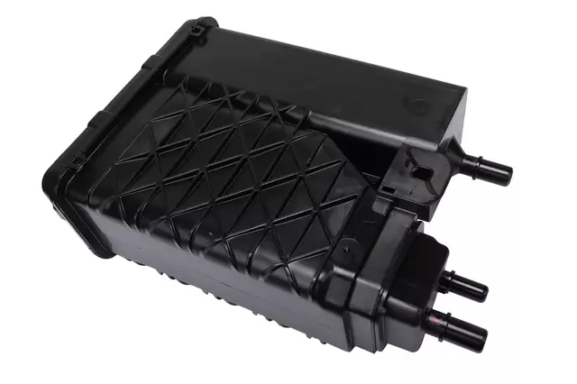 85107748 - Emission System: Vapor Canister for Cadillac: Escalade, Escalade ESV | Chevrolet: LCF 3500, LCF 3500HG, Silverado 1500, Silverado 1500 LTD, Suburban, Tahoe | GMC: Sierra 1500, Sierra 1500 Limited, Yukon, Yukon XL Image