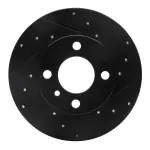 63331006R - : DFC Brake Rotor - Drilled and Slotted - Black for DYNAMIC FRICTION Image