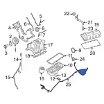 8C2Z12A581CA - Electrical: Engine Harness for Ford: E-150, E-250, E-350 Super Duty Image