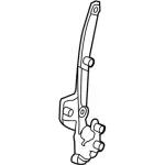 FA1Z5827000E - : 2019-2023 Lincoln Nautilus - Regulator Assembly Window for Lincoln: Nautilus Image