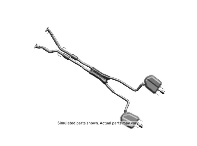 25915813 - : Exhaust Muffler Assembly with Insulators for Cadillac: CTS Image