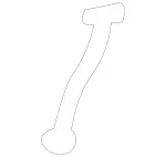 2016980214 - Covering and Lining: Grab Strap for Mercedes-Benz Image