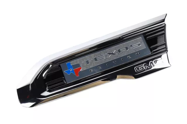 Bright Chrome Front Driver Side Fender Ornamentation Vent - GM (84586299)