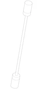 205420034864 - : Brake Hose for Mercedes-Benz Image