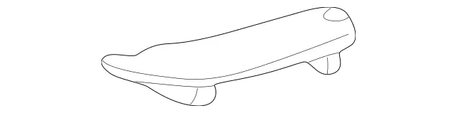 2308110107 - Vacuum System/Hydraulic System: Cover for Mercedes-Benz: SL500, SL55 AMG, SL550, SL600, SL63 AMG, SL65 AMG Image image