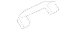 16681000541D03 - Body: Grip Handle for Mercedes-Benz Image