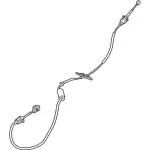 F1EZ7E395C - : Shift Control Cable for Ford: Focus Image