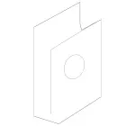 9944545 - Body: Center Panel Clip for Mercedes-Benz Image