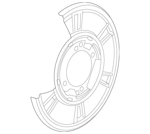 4260007 - : Splash Shield for Mercedes-Benz Image