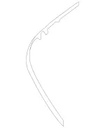 2218850221 - Attachment Parts: Trim Bar for Mercedes-Benz Image