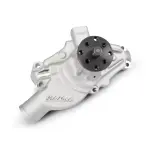 88100 - : Water Pump for Small-Block Chevy in Satin Finish (Short) for Edelbrock Image