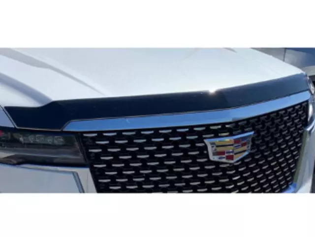 19432154 - Exterior: Aeroskin Hood Deflector - Chrome for Cadillac: Escalade, Escalade ESV Image