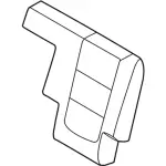 FB5Z7866601HF - Body: Seat Back Cover for Ford: Explorer, Police Interceptor Utility Image image