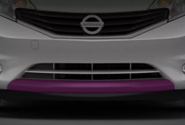 KE5403V020BP - Exterior: Front Lip Finisher - Black Purple for Nissan: Versa Image