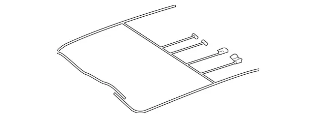 156782008965 - Sliding Roof: Parts Kit, Cable for Mercedes-Benz: GLA250 Image image