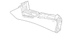 21268039007N68 - Body: Console for Mercedes-Benz Image