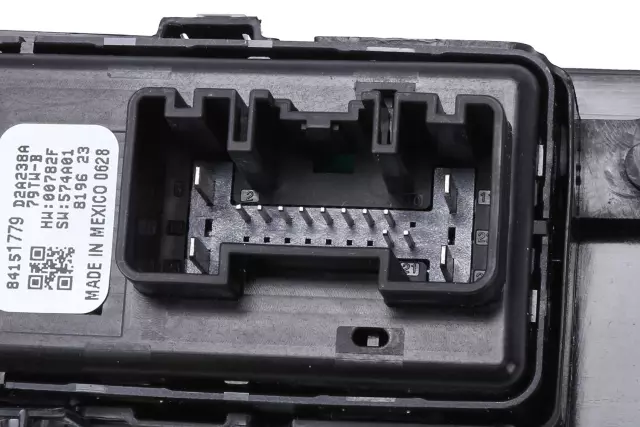 Jet Black Front Driver Side Door Armrest Switch Mount Plate - GM (84156197)