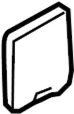 66940AL500 - : Cowl Kick Panel Access Panel for Infiniti Image