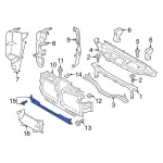 PC3Z8327B - : Inner Shield for Ford: F-250 Super Duty, F-350 Super Duty, F-450 Super Duty Image