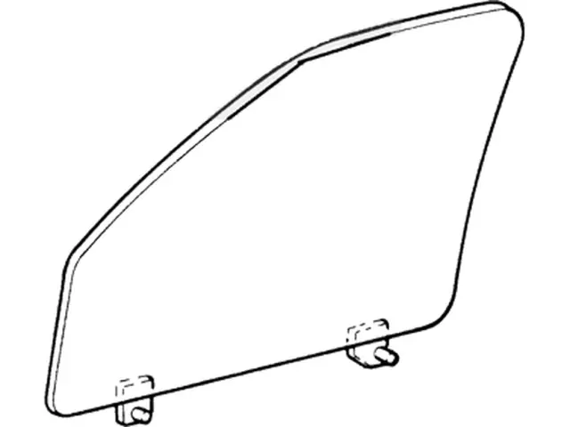 1L3Z1521410AA - Body: Door Glass for Ford: F-150, F-150 Heritage, F-250 Image