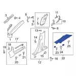 LB5Z7813229AA - : Rear Sill Plate for Ford: Explorer Image