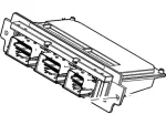 9A8Z12A650BF - Electrical: PCM for Ford: Flex Image
