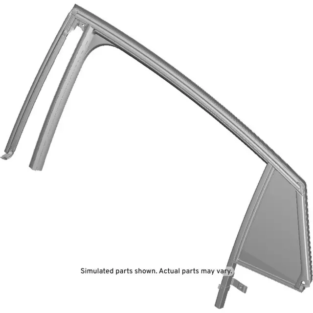 Rear Driver Side Door Window Weatherstrip - GM (84647882)