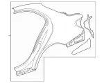 2136303603 - Side Walls: Paneling, Side Wall for Mercedes-Benz Image