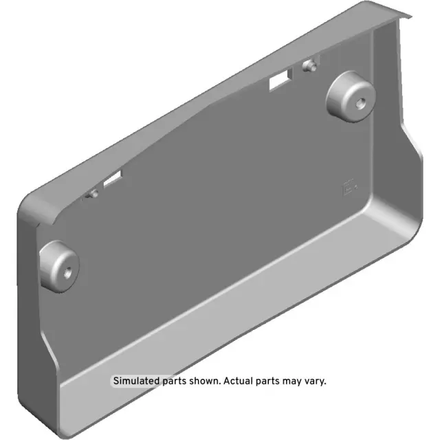 84721800 - : Black Front License Plate Bracket for GM Image